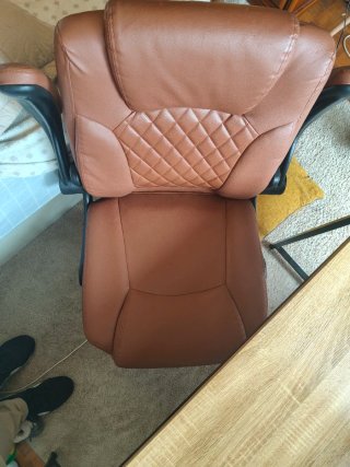 Silla de Oficina Elegante Marrón
