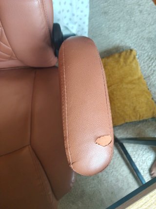 Silla de Oficina Elegante Marrón