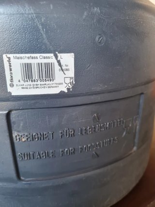 Bidón para maceración de fruta 30l