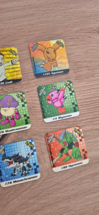 Imanes Digimon 90s
