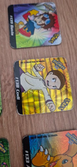 Imanes Digimon 90s