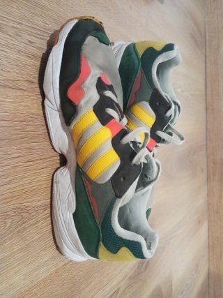 Zapatillas Adidas Talla 44 Verde y Amarillo