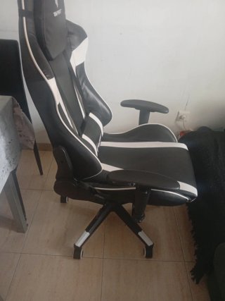 Sedia da Gaming Tempest Nero e Bianco