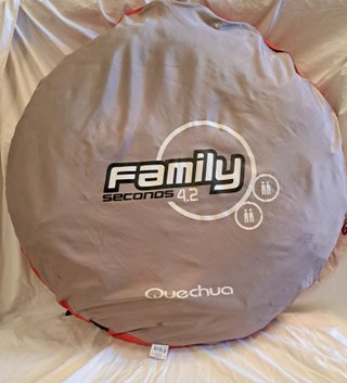 Tienda campaña Quechua Family Seconds 4.2, 4p 2hab