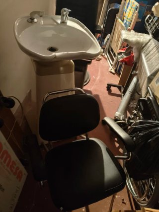 Sillón peluquería y lavacabezas