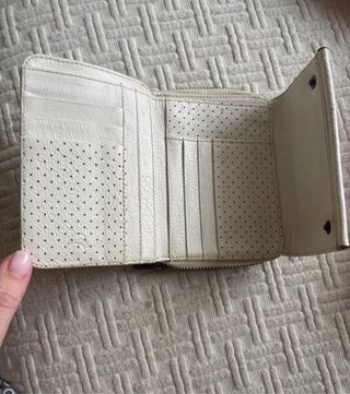 Monedero Mandarina Duck Beige/Blanco