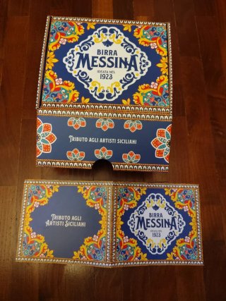 Bicchieri Birra Messina Set 2 Pezzi