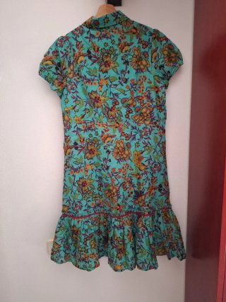 Vestido estampado nuevo con forro