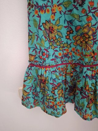Vestido estampado nuevo con forro