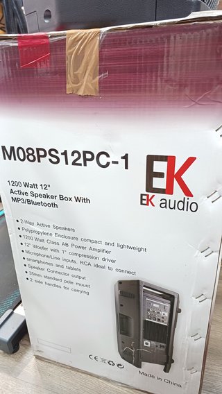 ALTAVOZ EK M08PS 1 2 PC 1 Con Caja 300W /1200W