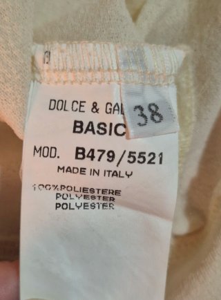 Top Polo Vintage Dolce & Gabbana Basic Tg IT 38