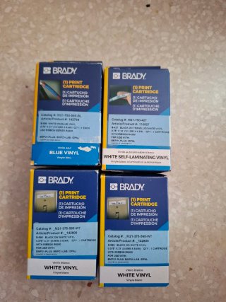 4 Cartuchos de Impresión Brady