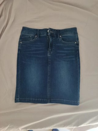 Gonna di jeans blu