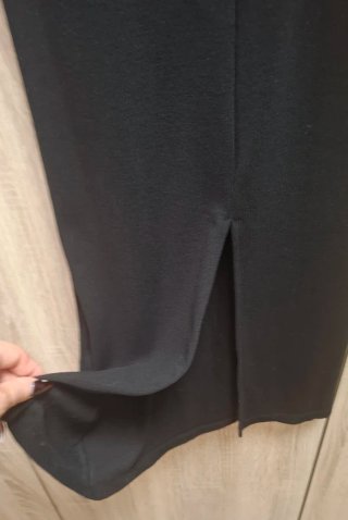 Vestido Negro Tirantes ajustado Stradivarius L