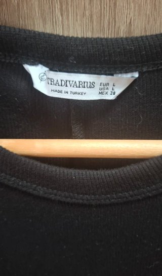 Vestido Negro Tirantes ajustado Stradivarius L