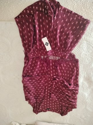 Conjunto TEX: Kimono y Shorts Estampados Talla S