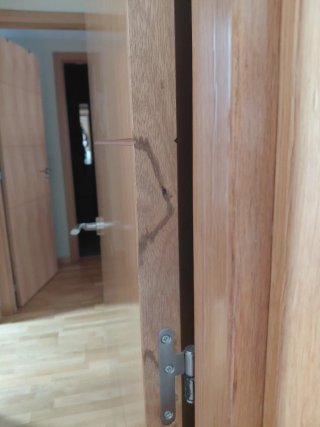 Puerta Madera Roble Diseño Moderno