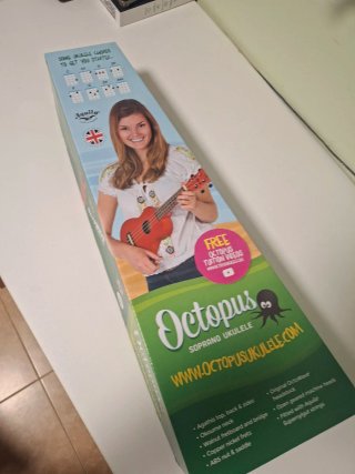 Ukelele Octopus Rojo Soprano