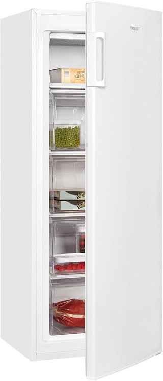 Congelador vertical Exquisit 168L