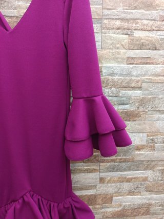 Vestido niña flamenca volantes