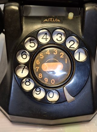 Telefono Autelco Bachelite Vintage Nero