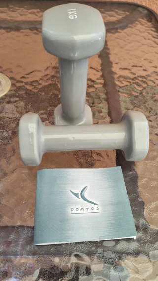 Mancuernas 1kg (2 unidades) Decathlon