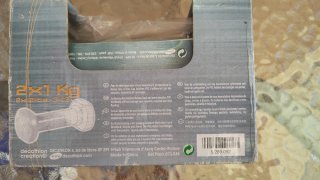 Mancuernas 1kg (2 unidades) Decathlon