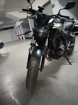 Honda CB500F Negra/Plata Naked