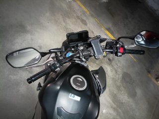 Honda CB500F Negra/Plata Naked