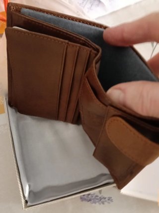 Cartera Billetera TEMANLI Marrón Hombre