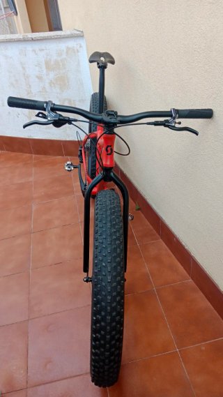 Bicicleta Fat Bike Roja