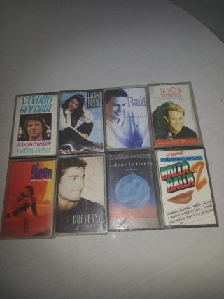 Lote 8 cassette Pop Rock internazionale