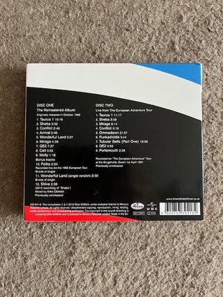 QE2 Deluxe Edition de Mike Oldfield 2 CD Digipak