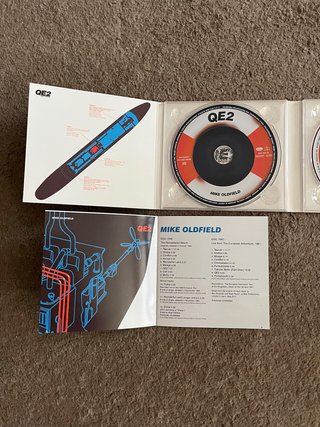 QE2 Deluxe Edition de Mike Oldfield 2 CD Digipak