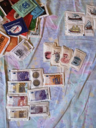 Bustine di zucchero da collezione (circa 180 pz)