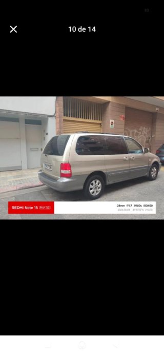 KIA Carnival regalo otra igual para repuesto
