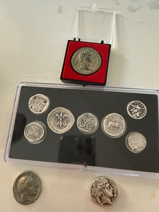 Colección Monedas Antiguas Griegas Creta réplicas
