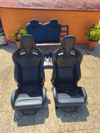 Asientos Recaro CS JCW Mini R56 R53 Cuero