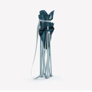 Silla plegable camping Quechua con posavasos