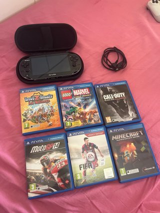 Ps Vita OLED + Cable + 6 juegos