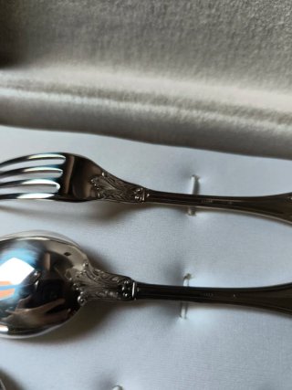 Juego de postre de plata 925.