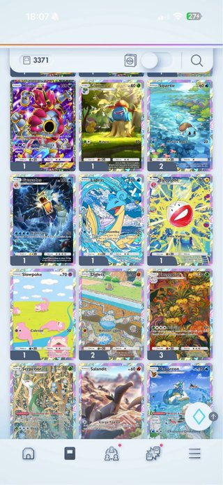 Cartas Pokémon TCG del MOVIL CADA UNA 1€