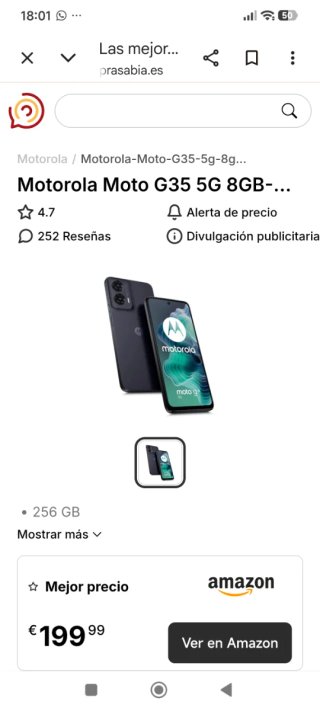 Motorola Moto G35 5G 4 RAM