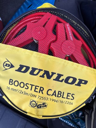 Pinzas de coche Dunlop Booster Cables