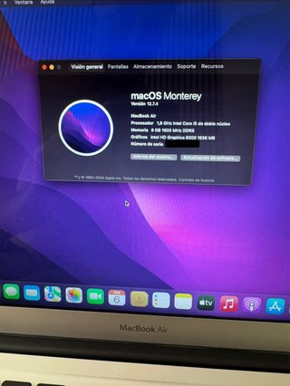 MacBook Air 13” 2018 i5 8GB 128GB SSD Plata
