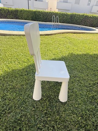 Silla Infantil MAMMUT IKEA Blanca (2)