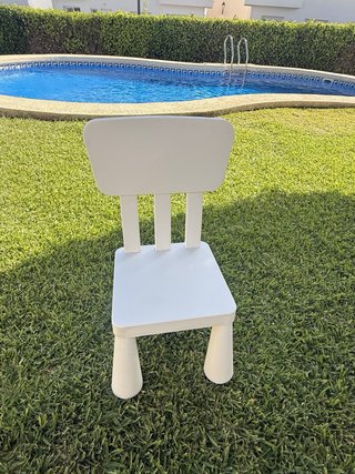 Silla Infantil MAMMUT IKEA Blanca (2)