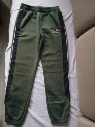 Pantalón Chandal Kappa Verde y Negro