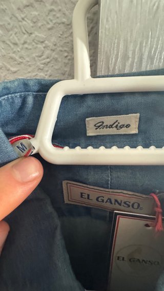 Camisa El Ganso Azul Talla M