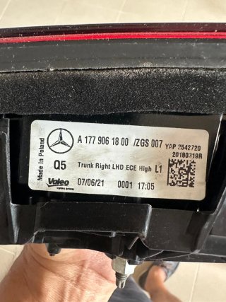 Pilotos Traseros Mercedes A250e W177